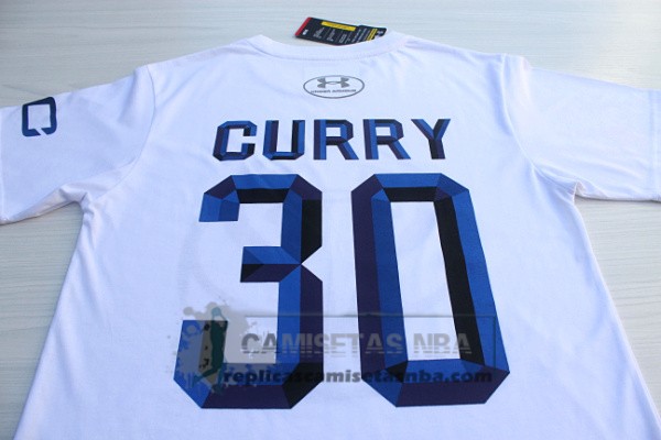 Camiseta Manga Corta Under Curry Blanco